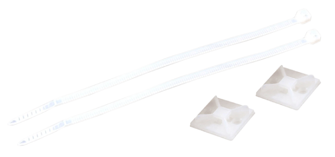 ケーブルタイ（結束バンド）／ケーブルタイ用のマウントベース